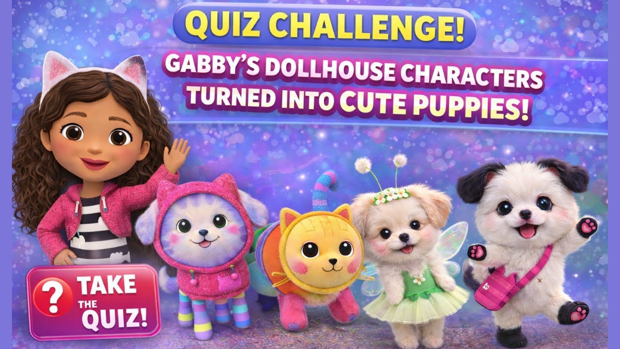 Guess the Gabby’s Dollhouse Puppies! | Fun Quiz Challenge