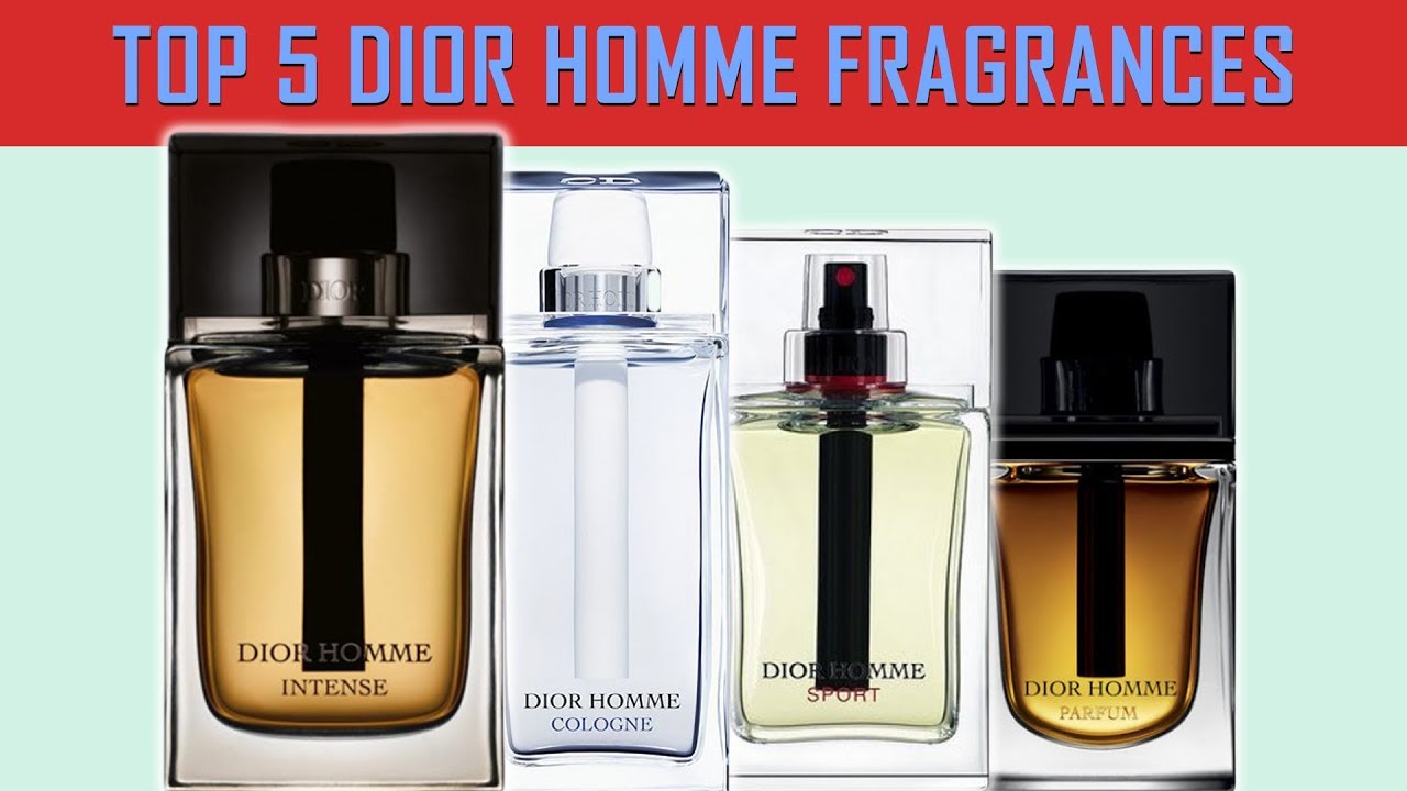 TOP 5 FAVORITE DIOR HOMME FRAGRANCES | BEST FRAGRANCES FOR MEN