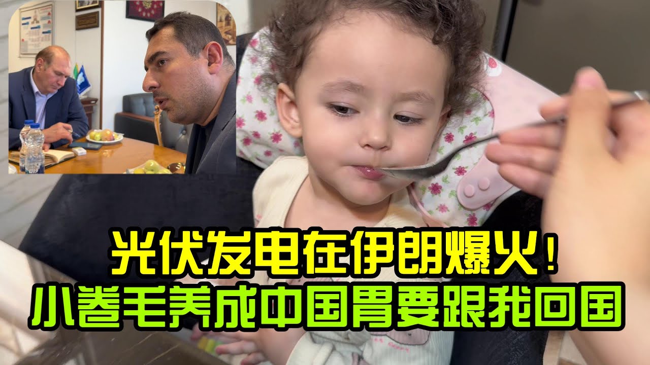 光伏發電專案在伊朗爆紅？小捲毛妥妥養成中國胃，小姑決定讓她跟我回國？