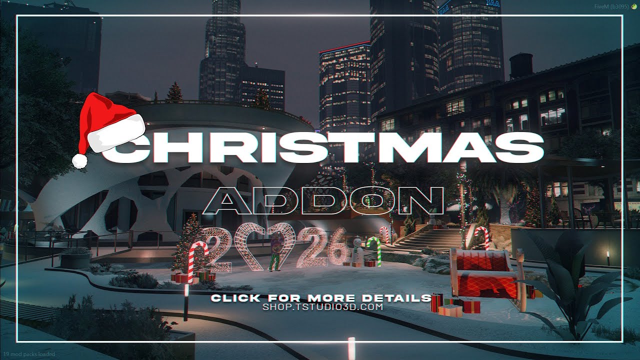 [MAP] Christmas Addon FiveM GTA 5 RP Exterior