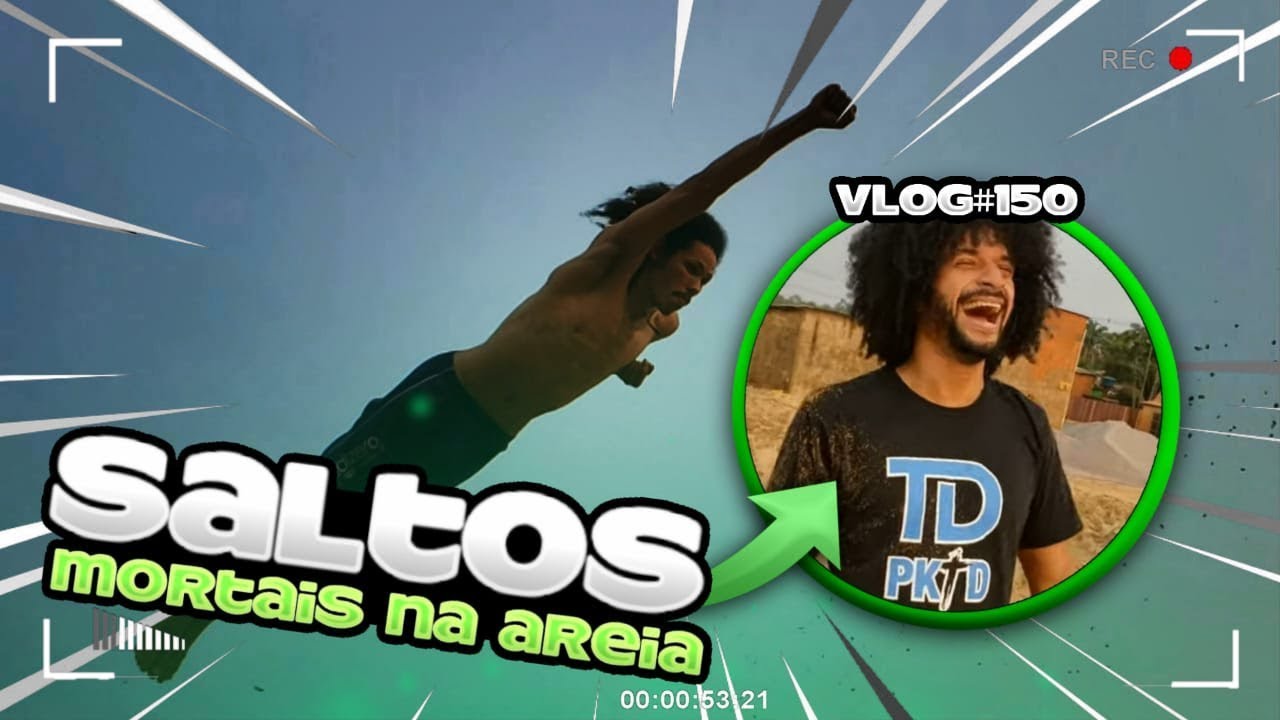 #150 - Saltos mortais na areia + (Tutorial monkey gainer)