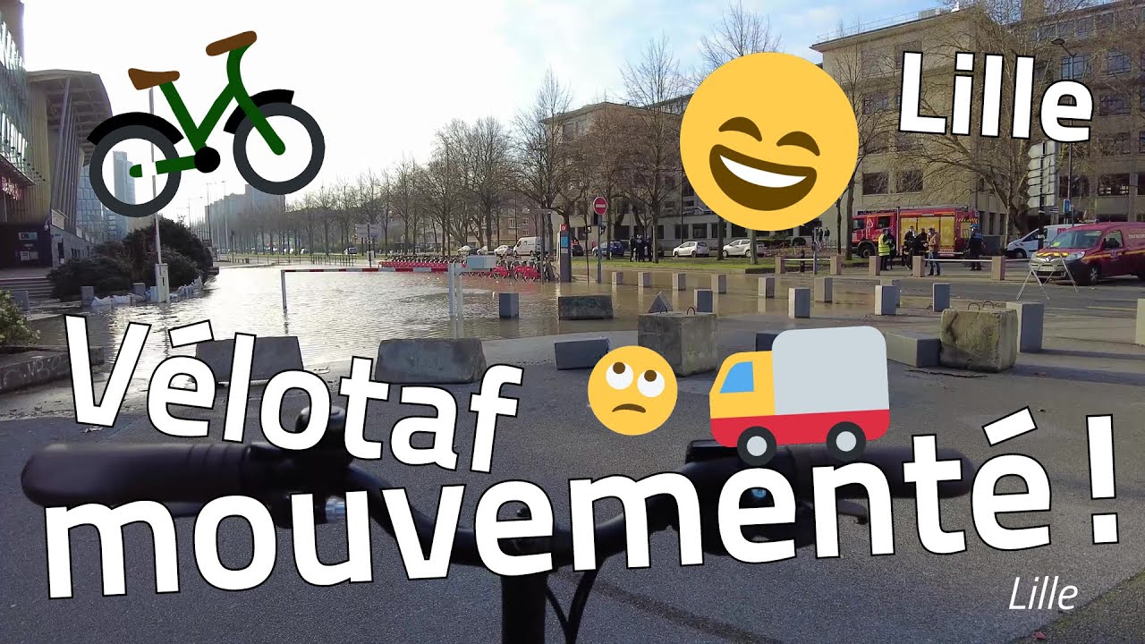 🚲 Un petit #velotaf mouvementé 🚲 Daily Obs N°19 #Lille #coronapistes