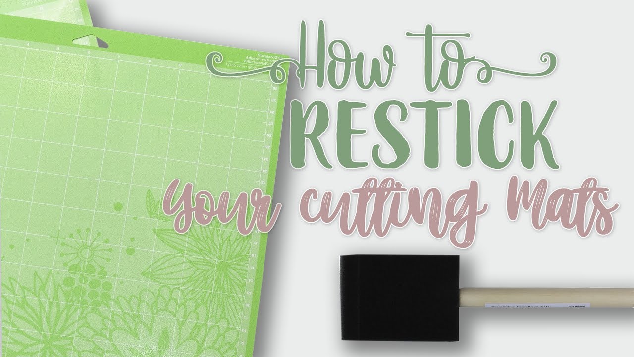 How To Restick Your Cutting Mats (for less than a dollar each time )