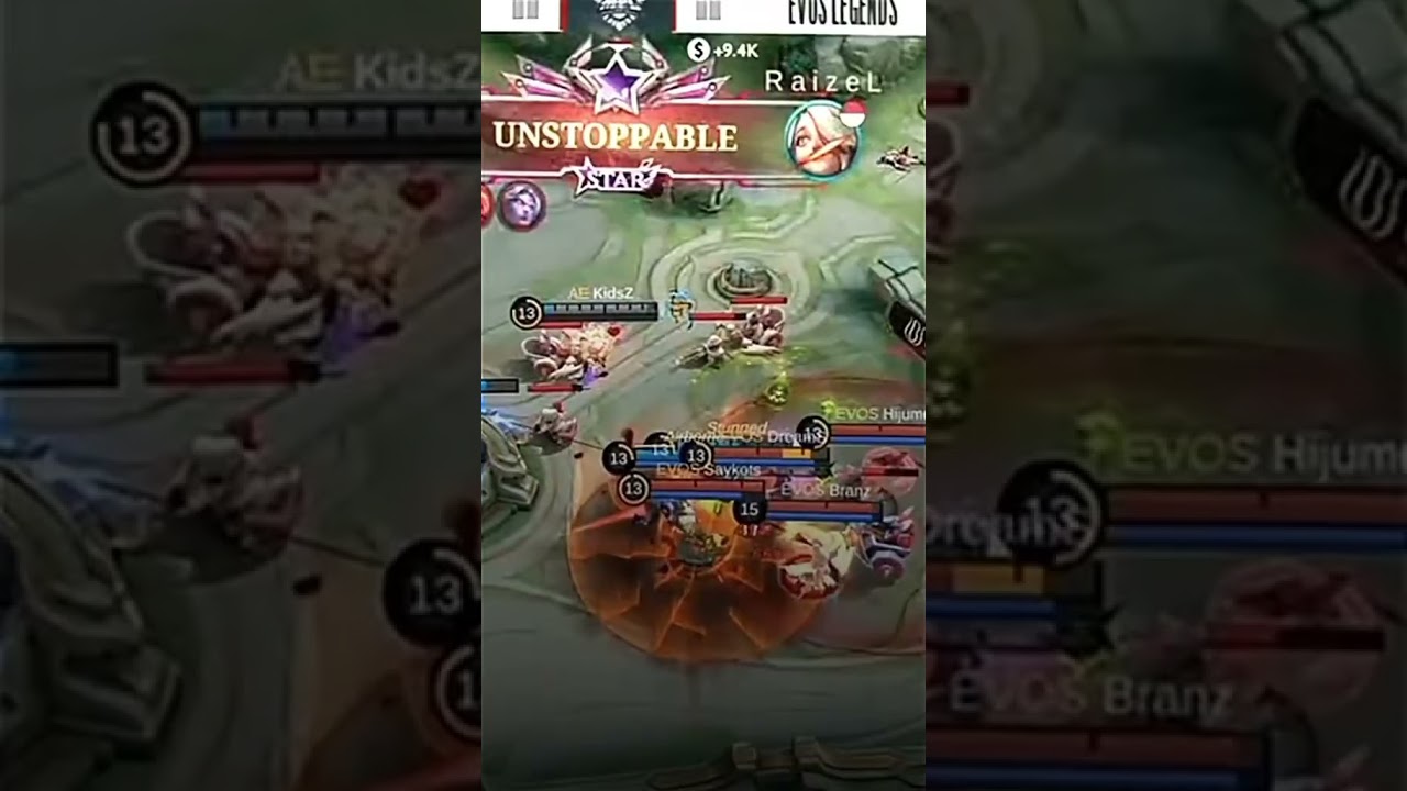 real kapten gokill  #evos #mobilelegends #saykots