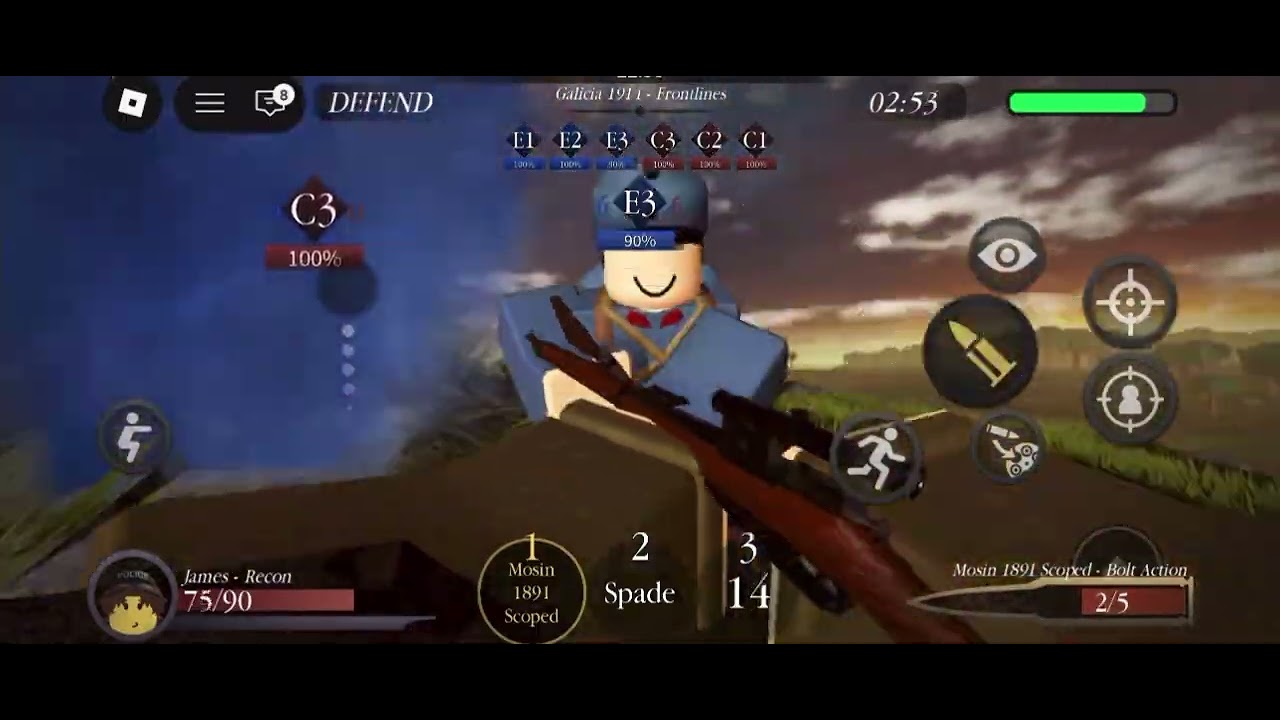 Playing entrenched 