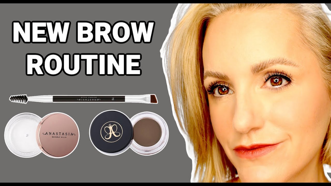 UPDATED BROW ROUTINE | ABH DIP BROW | THIN TO FULL FLUFFY BROWS