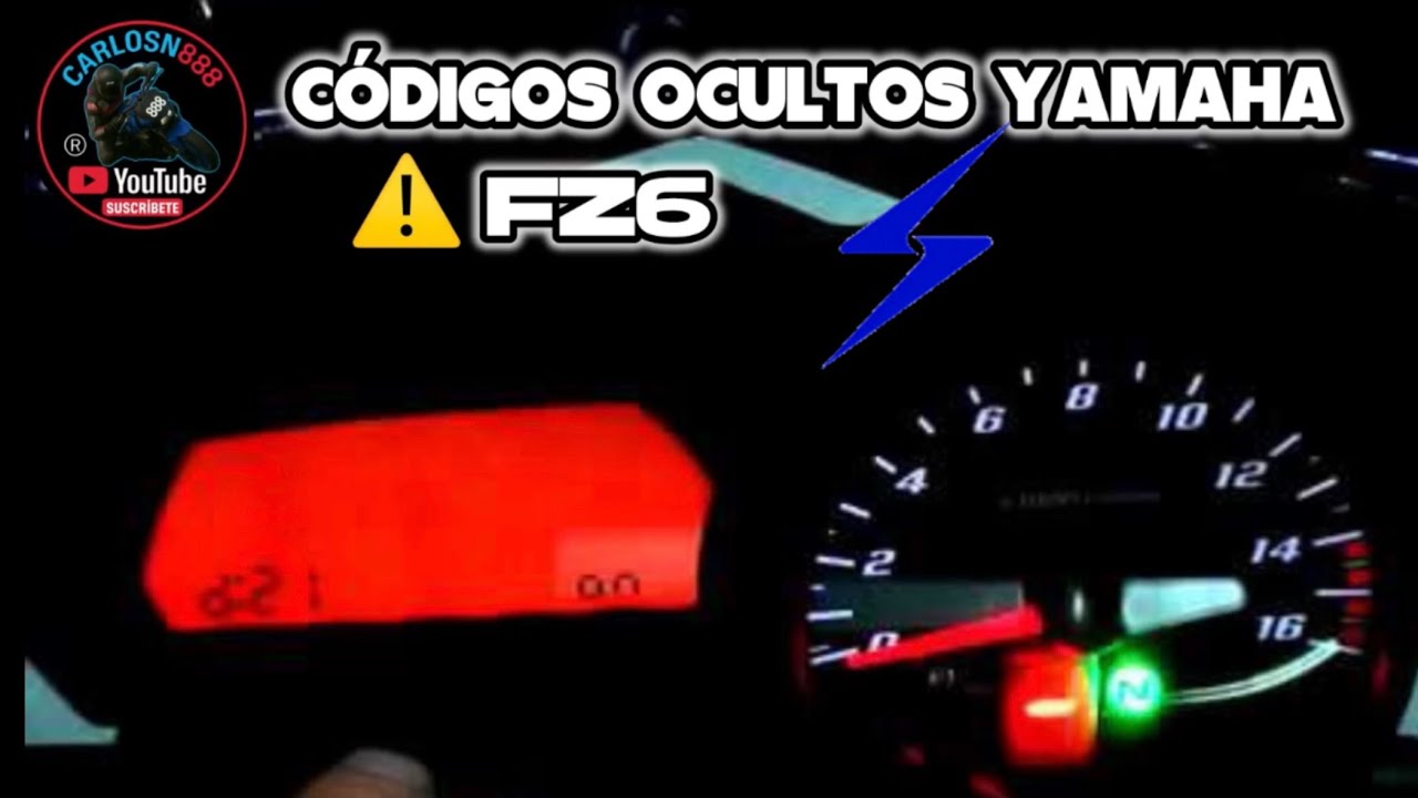 TODOS LOS CÓDIGOS DE DIAGNÓSTICO EN YAMAHA FZ6 | Cómo Detectar Fallos y Errores