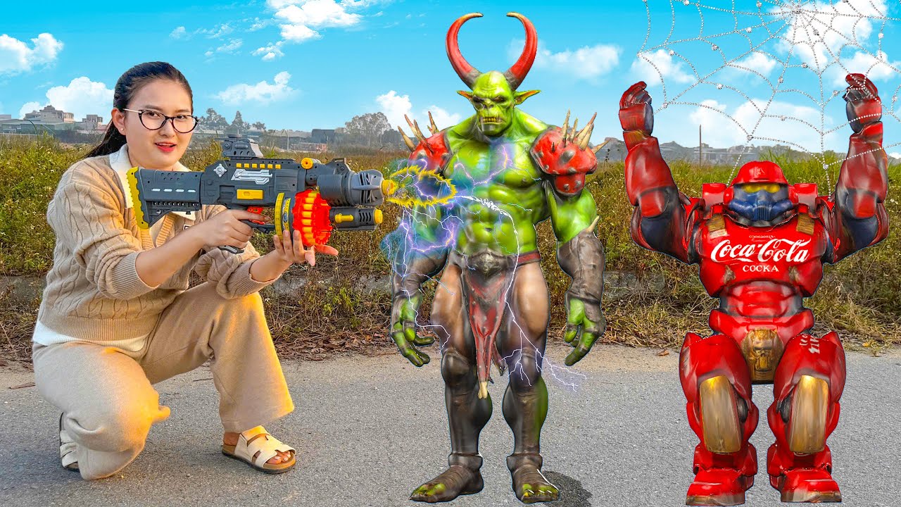 Changcady và robot từ lon nước ngọt Coca-Cola