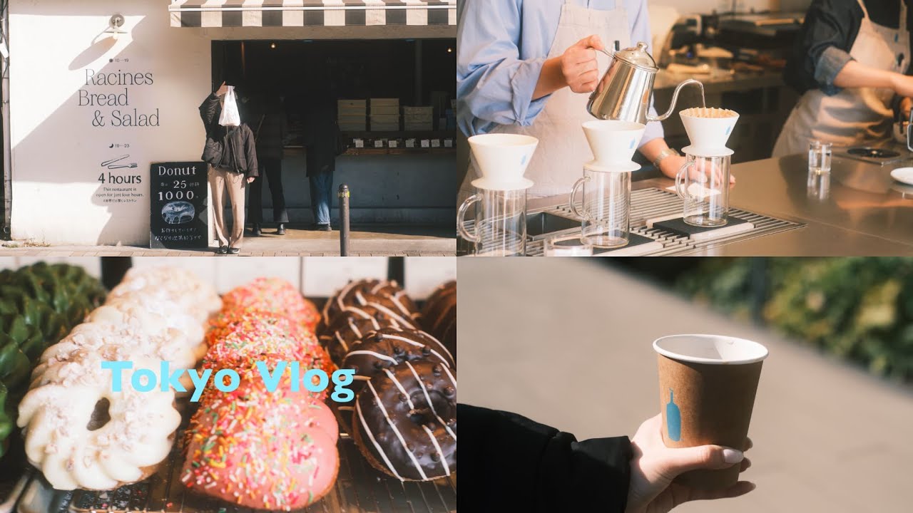 [Vlog] 東京olの日常Vlog🧁🎠﻿/morning/make/work/cafe　#49