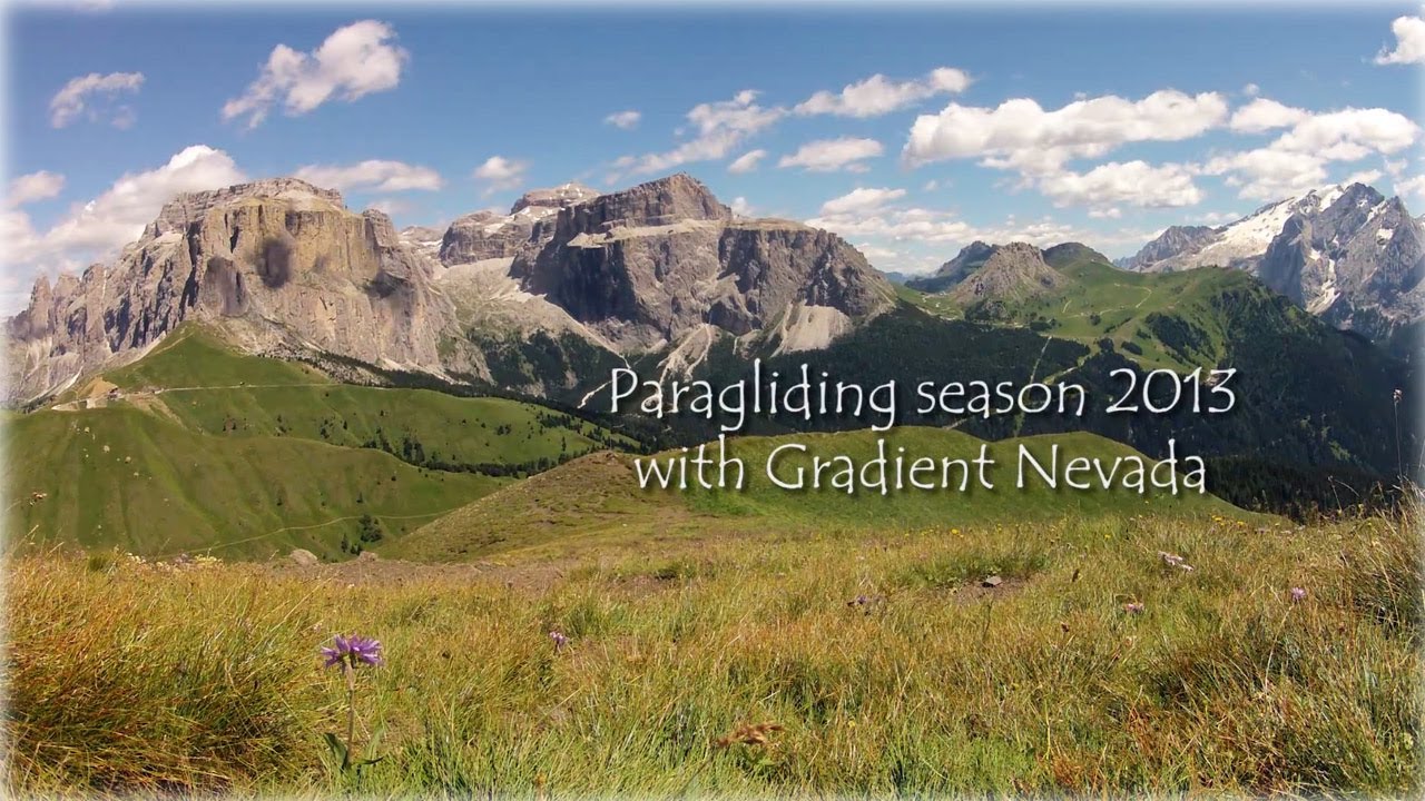 Paragliding season 2013 with Gradient Nevada