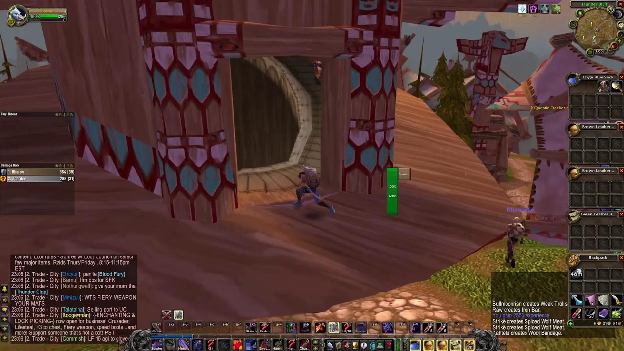 WoW TBC Hardcore #4 - Warrior - lvl 22 - BFD / Leveling