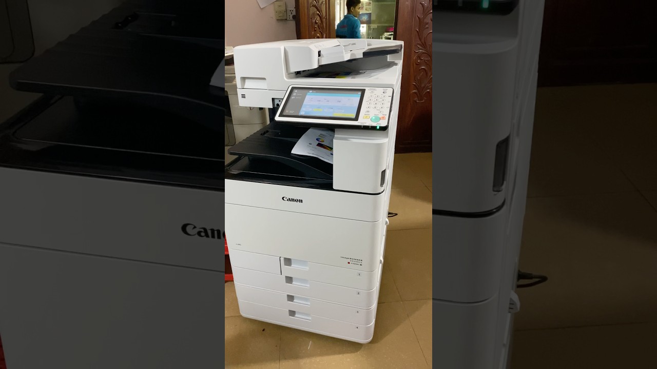 New machine testing Canon advance C5550i New version #photocopy #printer #canon #repair