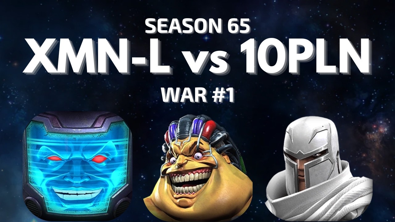 FIRST WAR OF THE SEASON | XMN-L vs 10PLN | SEASON 65 | WAR #01