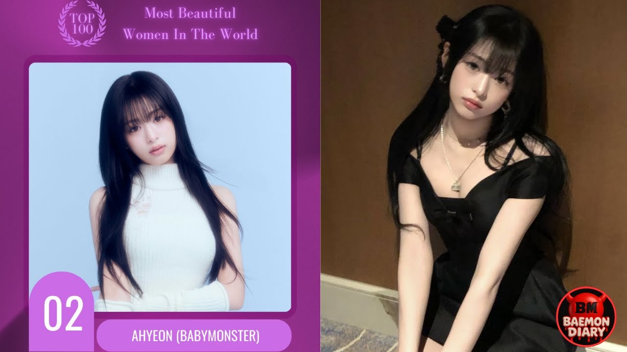 The World is Shocked: Ahyeon of Babymonster Ranks 2nd in 'Most Beautiful Women in the World'.