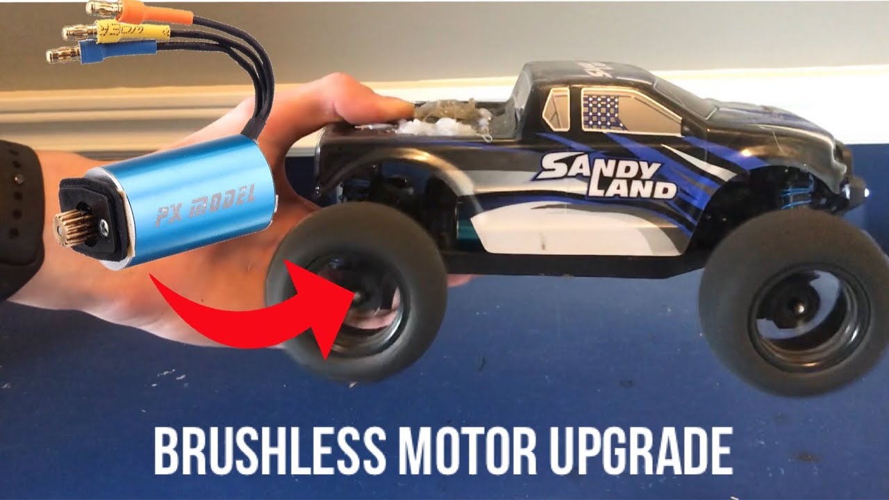 Sandyland Brushless Motor Upgrade - The most fun thing you can do with a tiny RC!