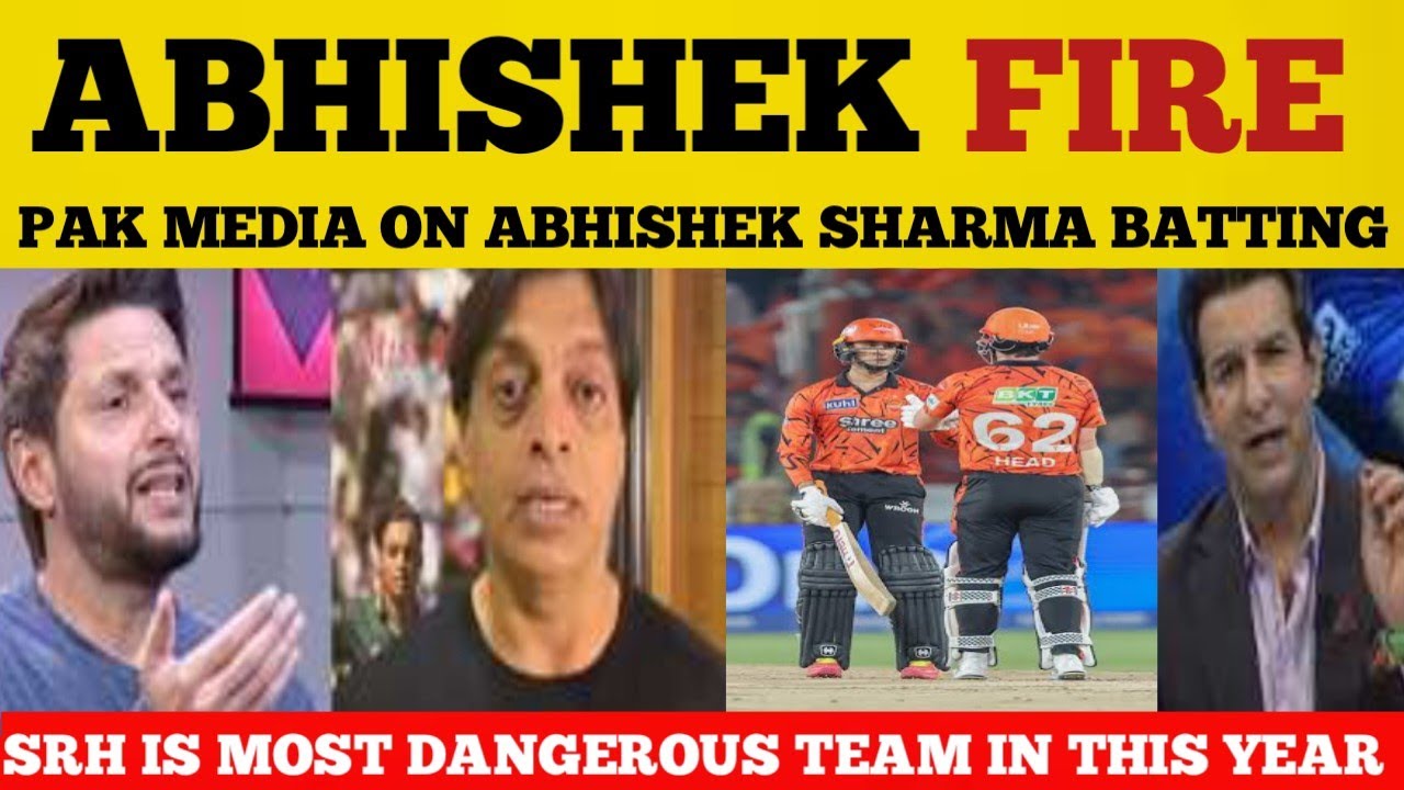 PAK MEDIA SHOCKED ON ABHISHEK SHARMA BATTING TODAY | IPL 2026 | PBKS VS SRH | PAK MEDIA REACTION 
