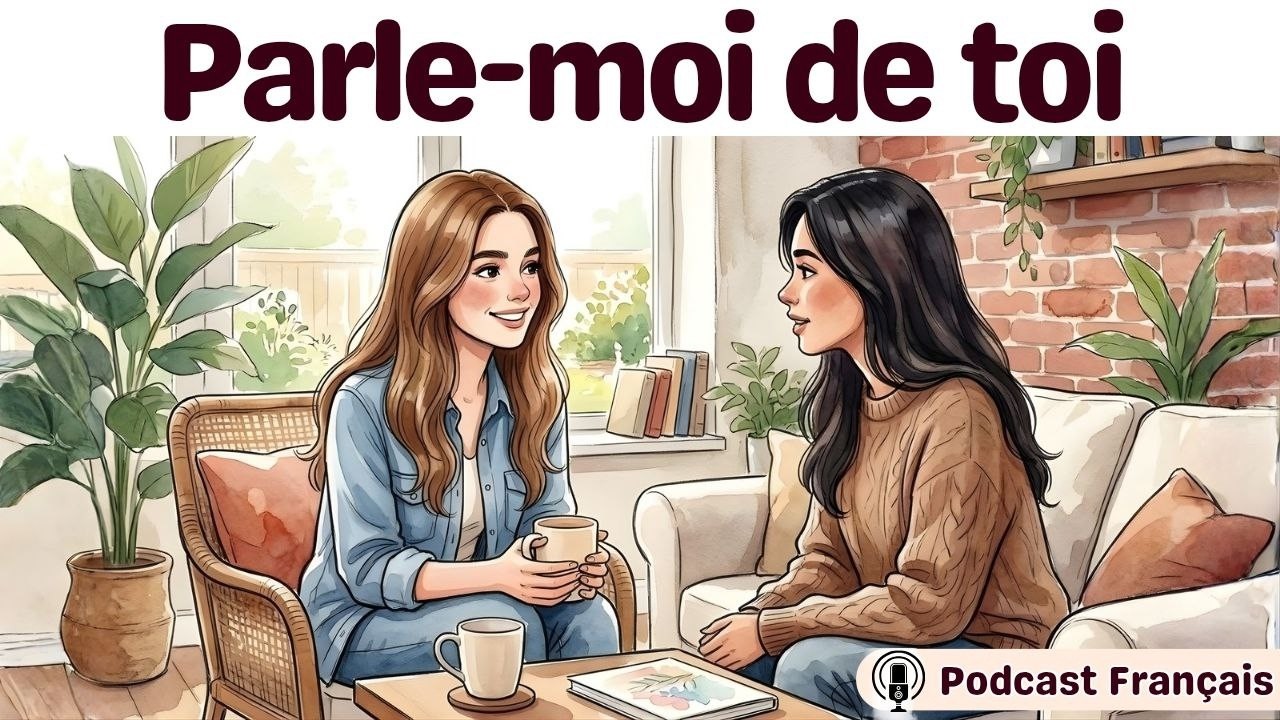 Podcast en français | Parler de soi en français facilement (Raconter sa journée) | Français débutant