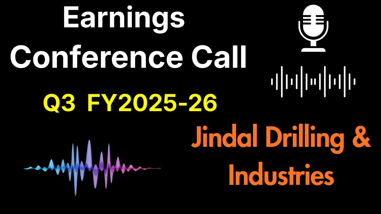 Jindal Drilling & Industries share Q3 FY2025-26 Earnings Conference Call ||
