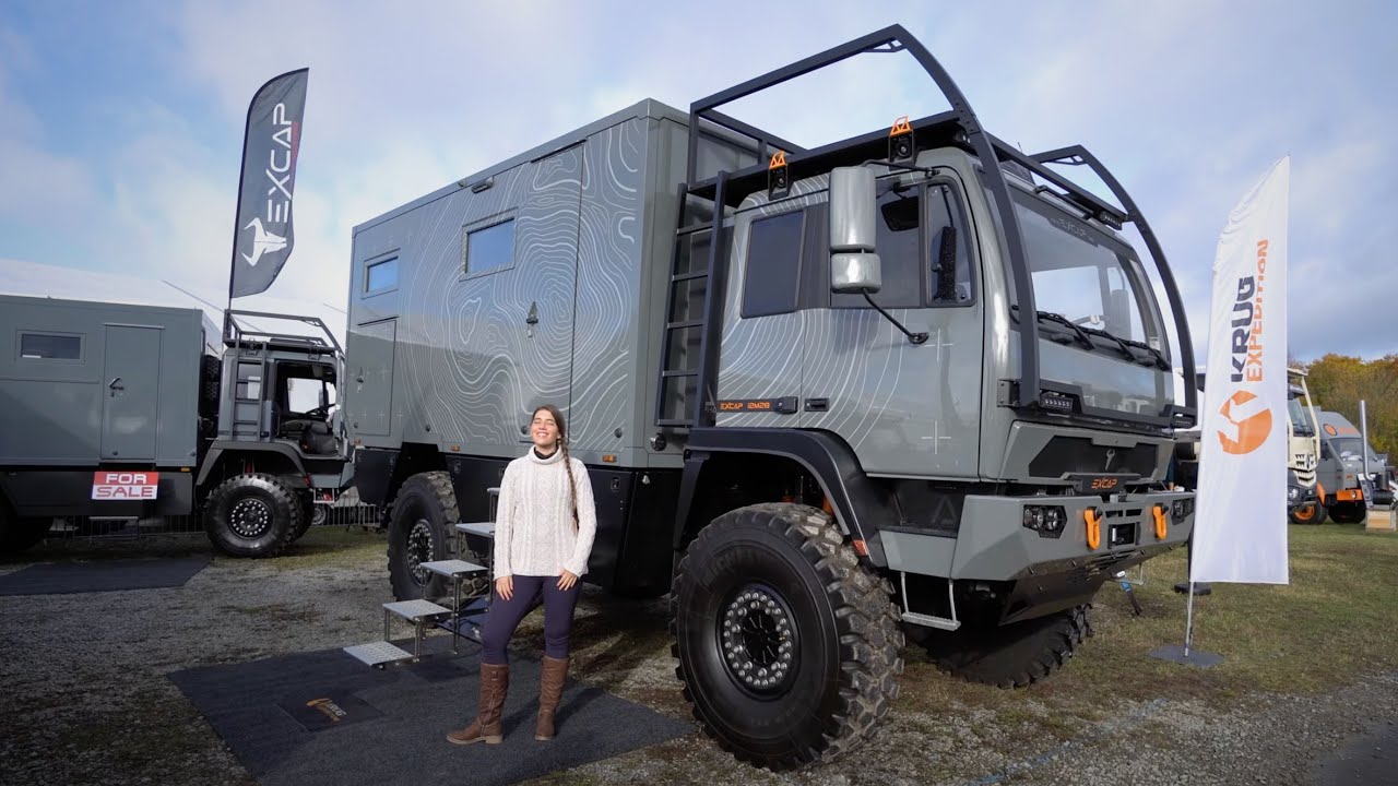 UNGLAUBLICHES OFFROAD WOHNMOBIL 🤩 Steyr 12M28 Krug Aufbau Excap Expeditionsmobil