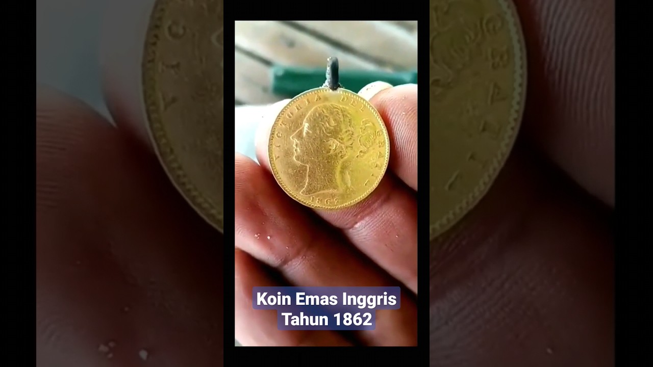 Kami temukan koin emas Victoria Del Gratia Tahun 1862