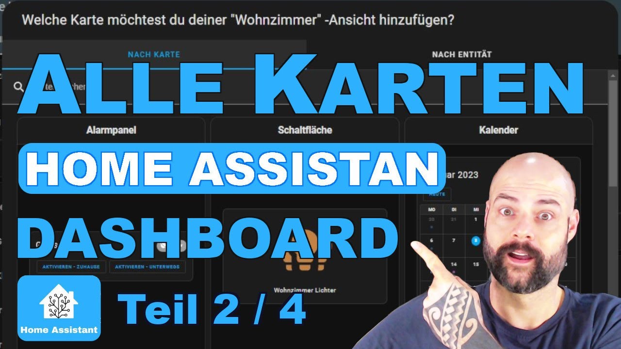 Home Assistant Dashboard Karten – Alle Karten erklärt