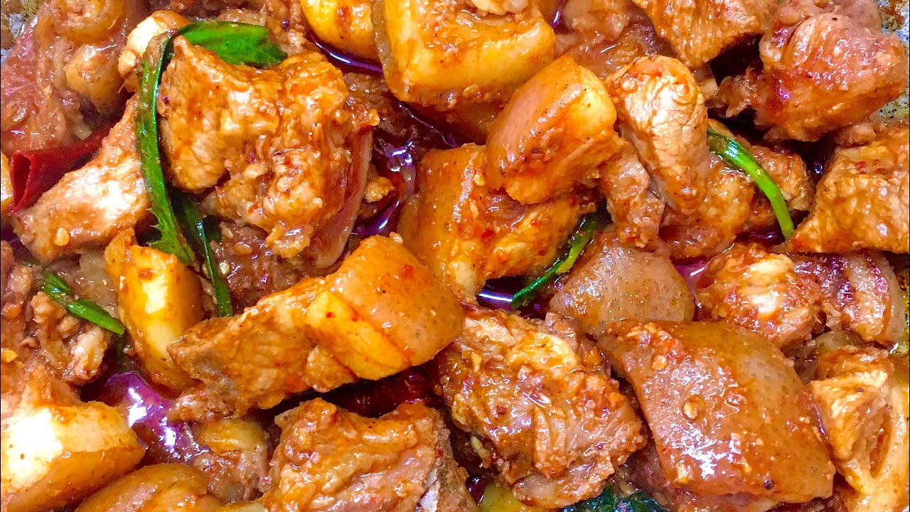 Port meat 🍖 curry in Manipuri style | pork meat 🍖 recipe Manipuri style