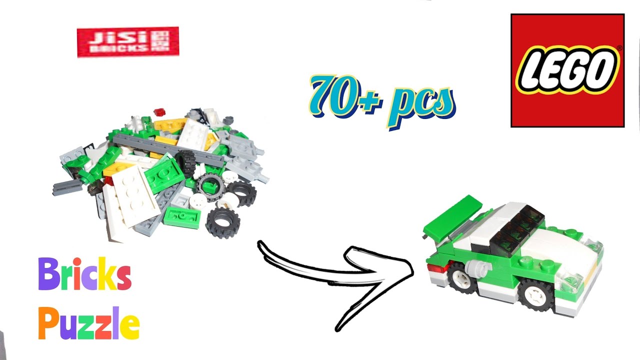 lego fake bricks jisi bricks mini speed car