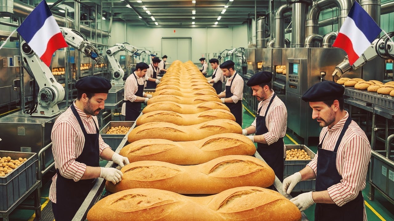 How MILLIONS of French Baguettes Are Made Every Day 