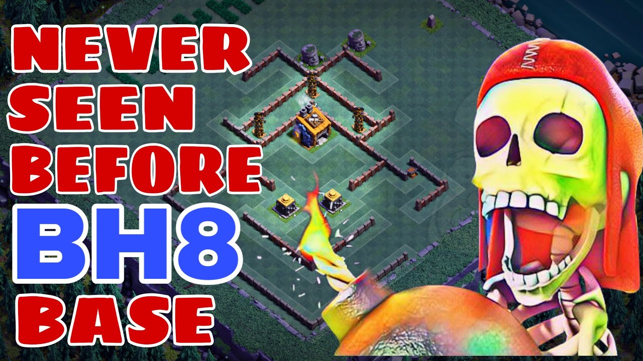 BEST BUILDER BASE 8 LAYOUT w/PROOF | BH8 BEST ANTI 2 STAR BASE WITH REPLAYS | Clash of Clans