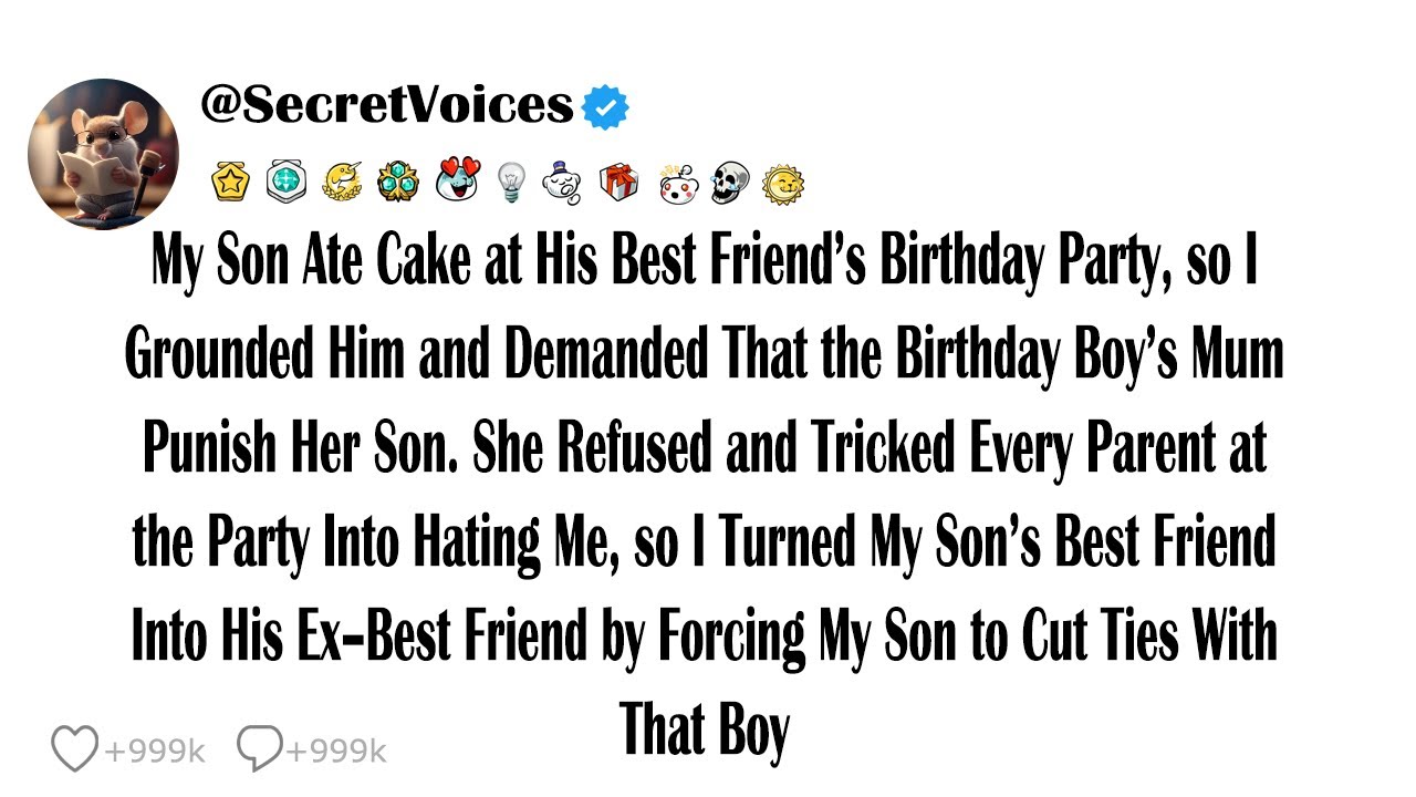 My Son Ate Cake at His Best Friend’s Birthday Party, so I Grounded Him and Demanded That the Birt...