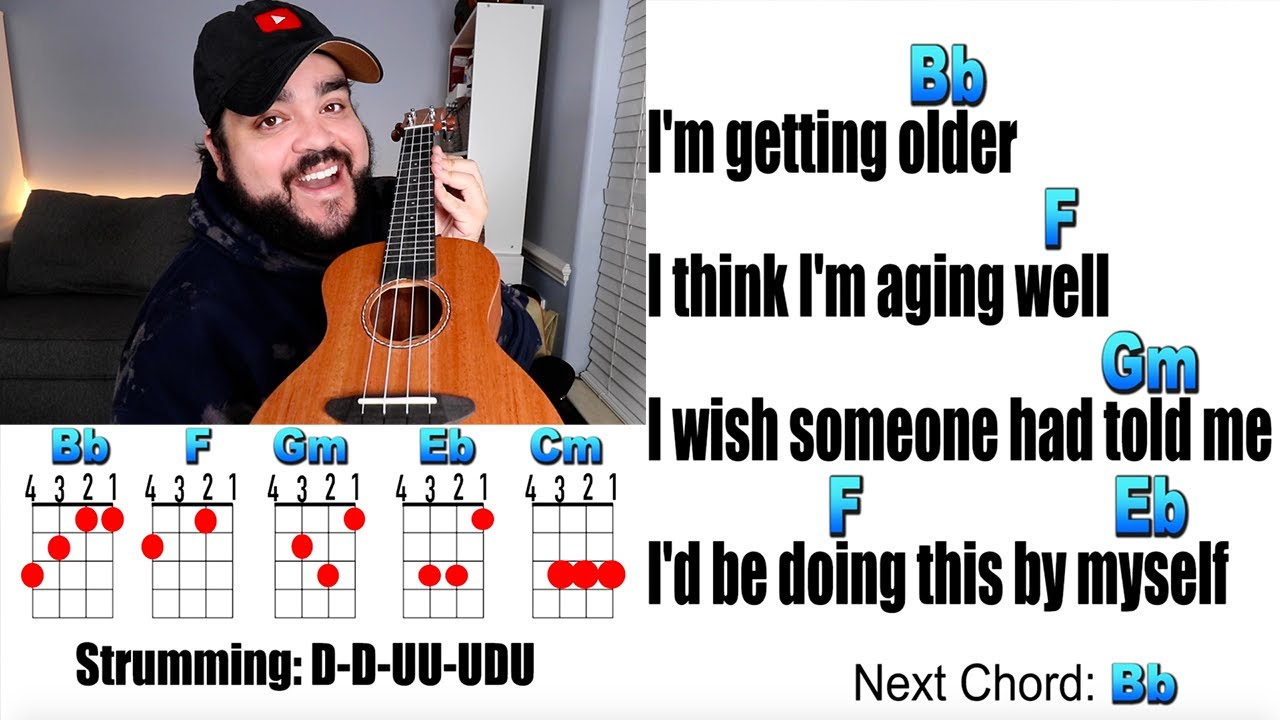 GETTING OLDER - Billie Eilish (Ukulele Cover & Play Along with Lyrics)