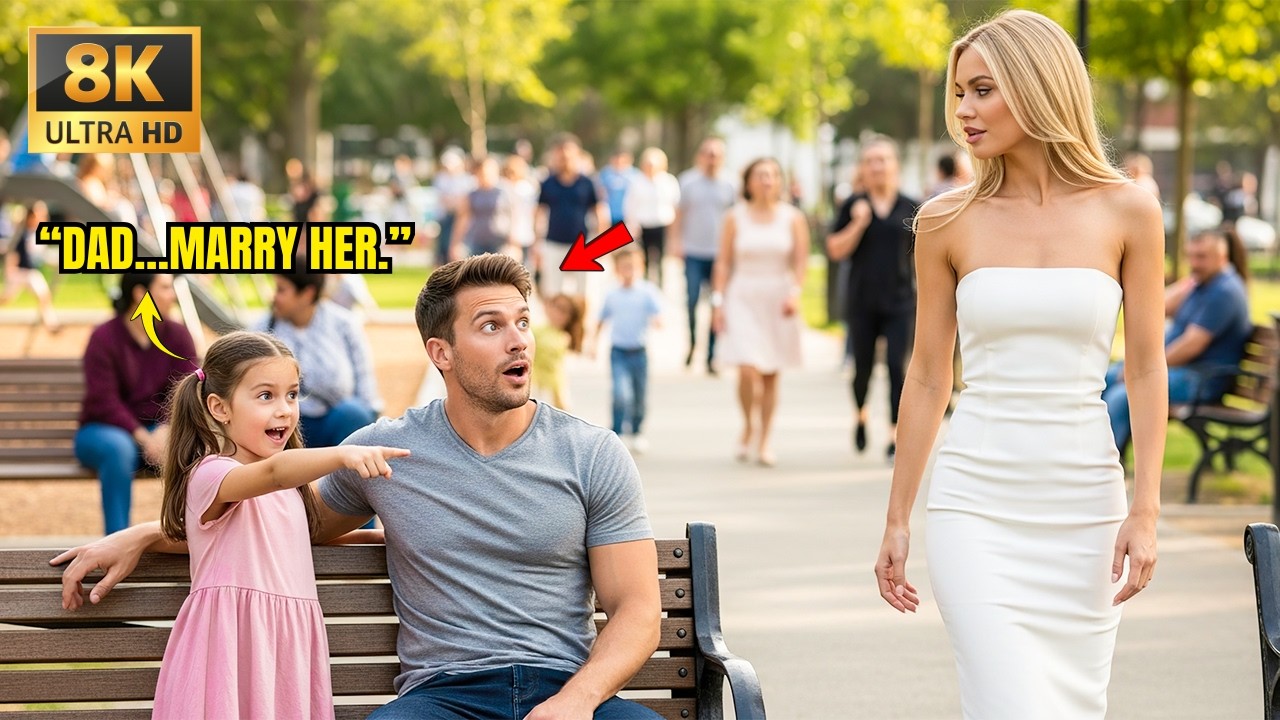 Single Dad&rsquo;s Little Girl Pointed at a Stranger &ldquo;Dad&hellip;Marry Her.&rdquo;&mdash;What Happened Next Shocked Everyone