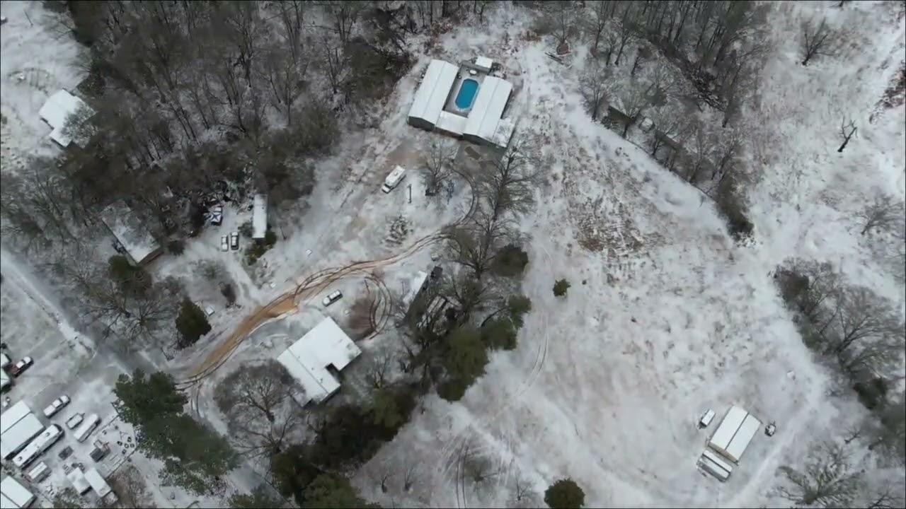 Drone of Ice around the house