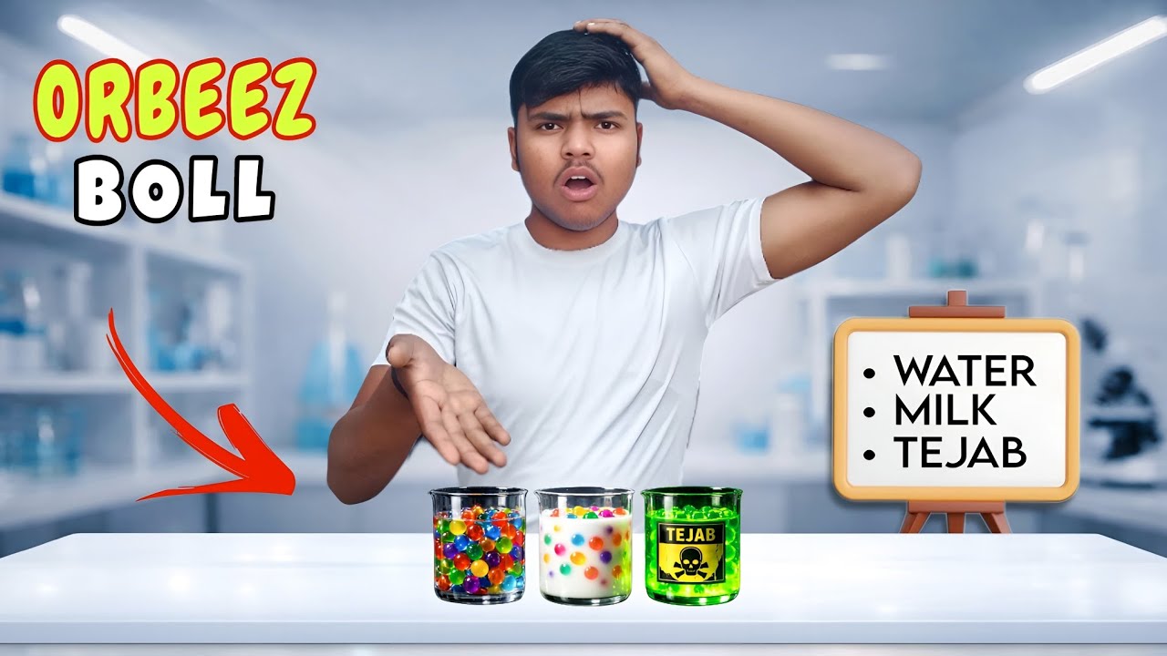 Orbeez Ball In Acid vs Milk vs Water 😳||Shocking Result|| तेजाब में Orbeez Ball...नतीजा चौंकाने वाला