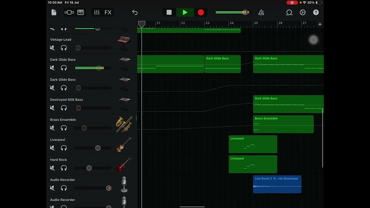 LOSE MY MIND （from F1 the movie） - Garageband Intrumental Remake