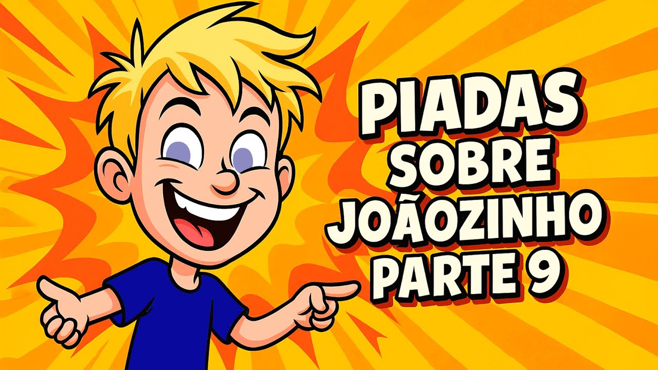 PIADAS ANIMADAS SOBRE JOÃOZINHO PARTE 9 - HUMORISTA THIAGO DIAS