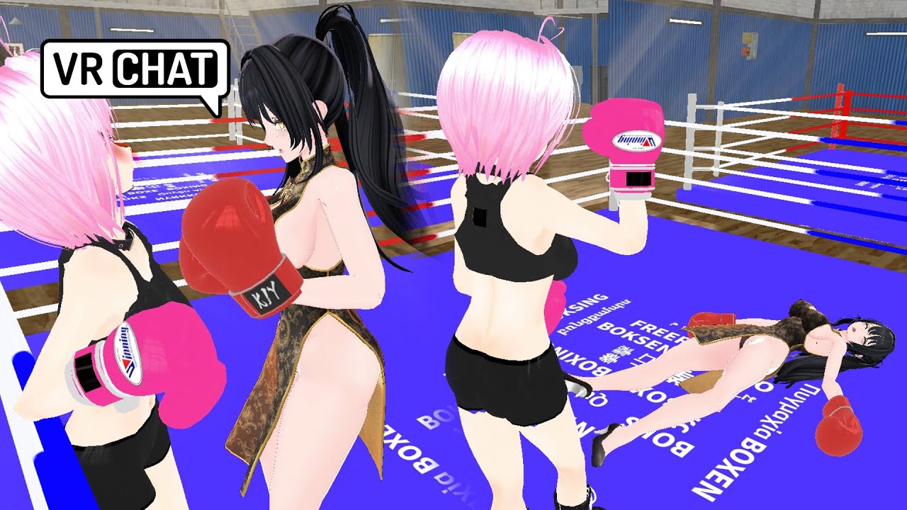 Fighting to conquer VRchat BOXING