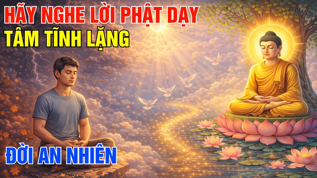Hãy Nghe Lời Phật Dạy - Tâm Tĩnh Lặng - Đời An Nhiên, Mọi Khổ Đau Tan Biến!| Chạm Vào Bình Yên