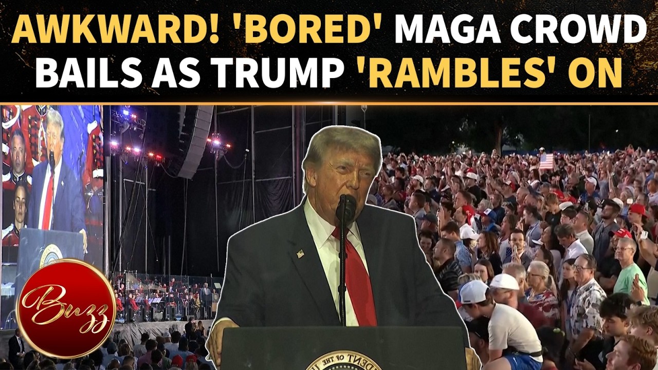 Trump HUMILIATED? 'BORED' MAGA Crowd Abandons Rally Mid-Speech In EMBARRASSING Moment | WATCH