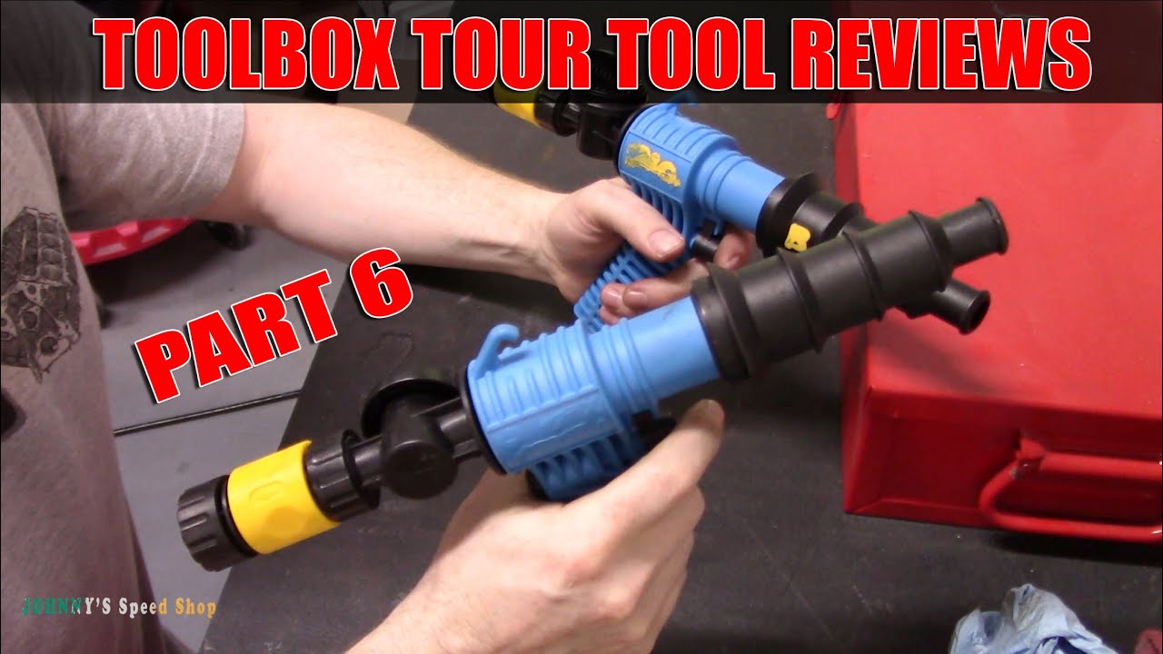 ToolBox Tour Tool Reviews - Pt6 #TTTR #ToolReview #Cooling_System_Flush_Gun