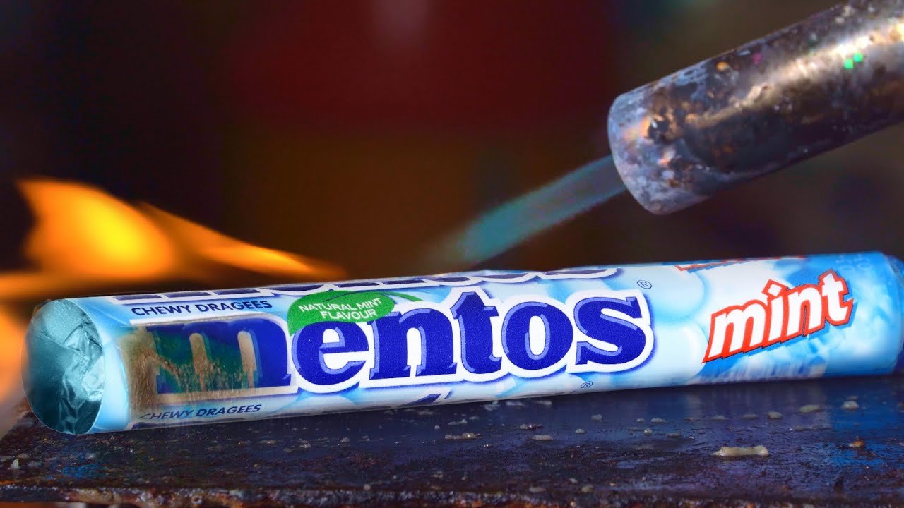 Experiment: Gas Torch VS Mentos