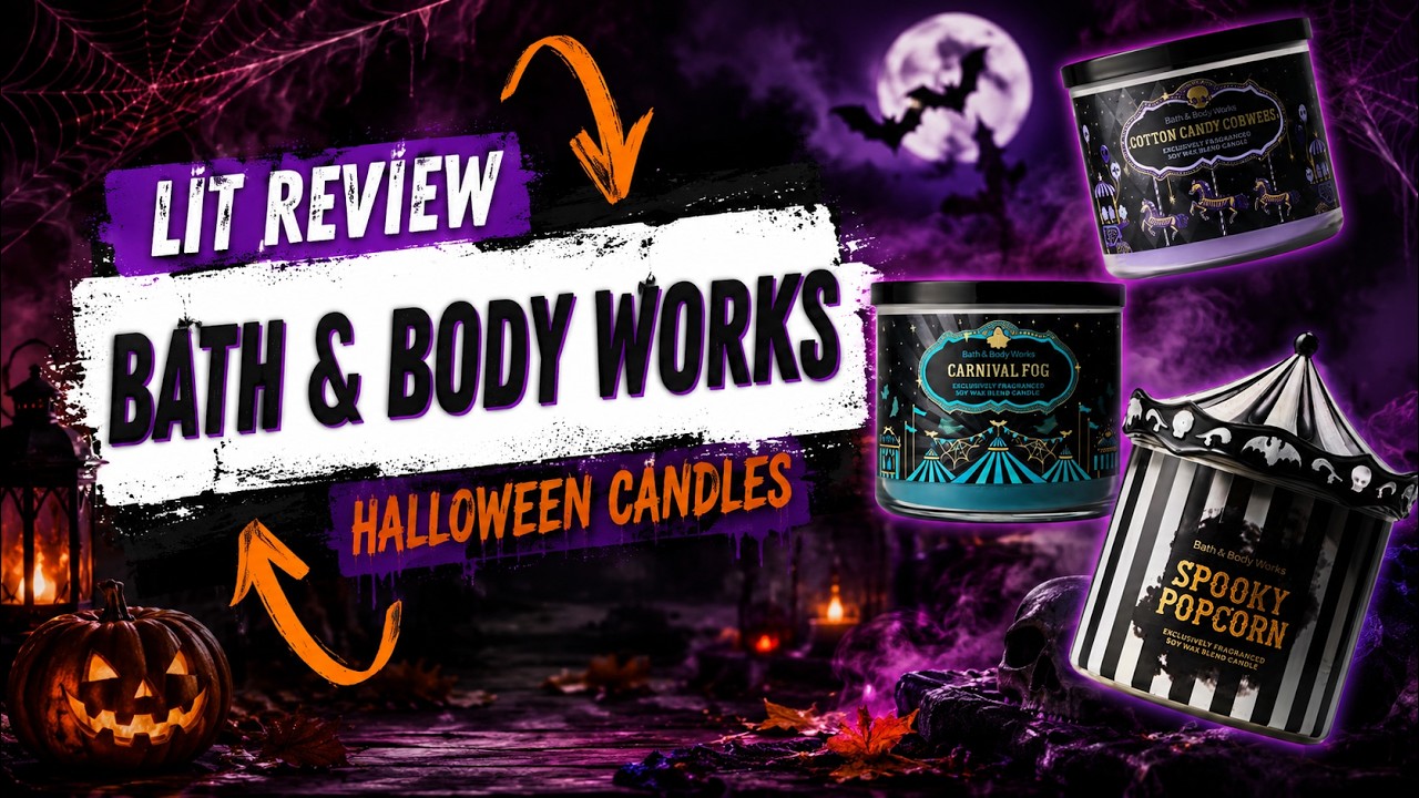🔥📦 Распаковка и обзор | Хэллоуинская коллекция свечей Bath & Body Works 🎃 Обзор 3 новинок!