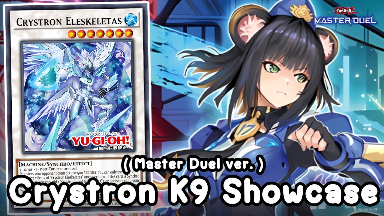 Crystron K9 ในเวอร์ชั่นของ MD - Yu-Gi-Oh! Master Duel