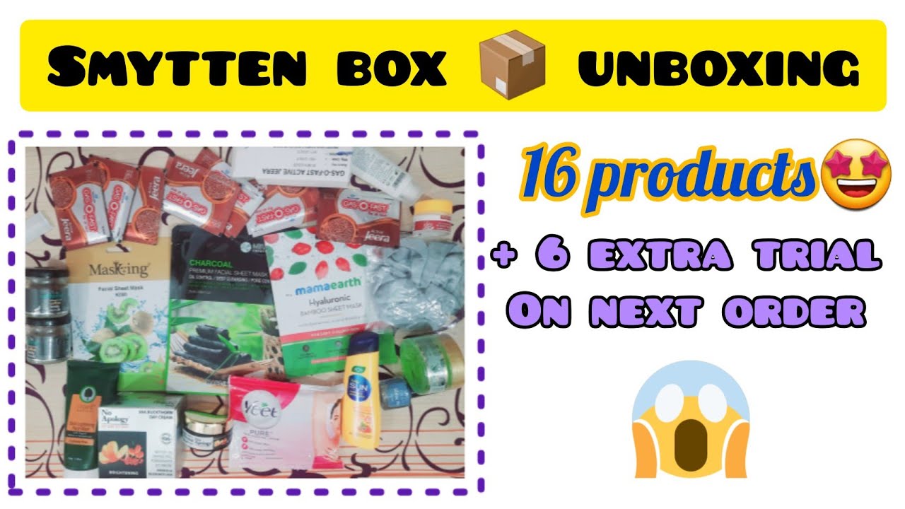 smytten box 📦 unboxing ✨️ |smytten free sample review #smytten #0trialpointproducts