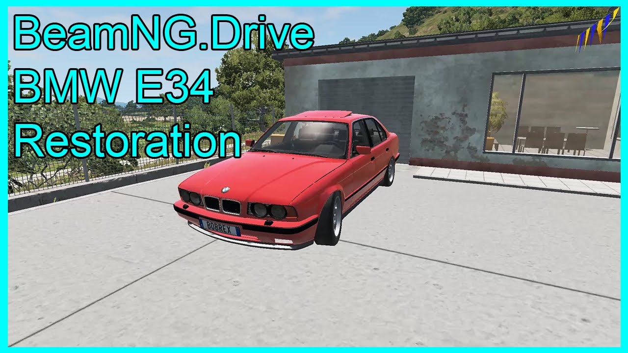 BeamNG.Drive BMW E34 Restoration - Logitech G29