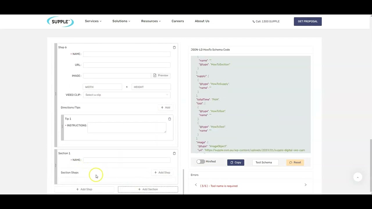 How To Get the Steps Rich Result in SERPs using th HowTO Schema Generator