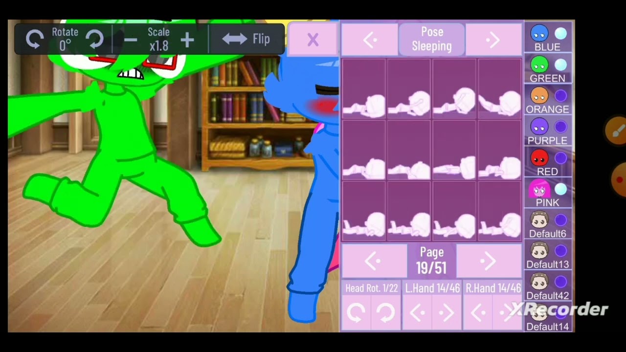 RAINBOW  friends   BLUE  X  PINK