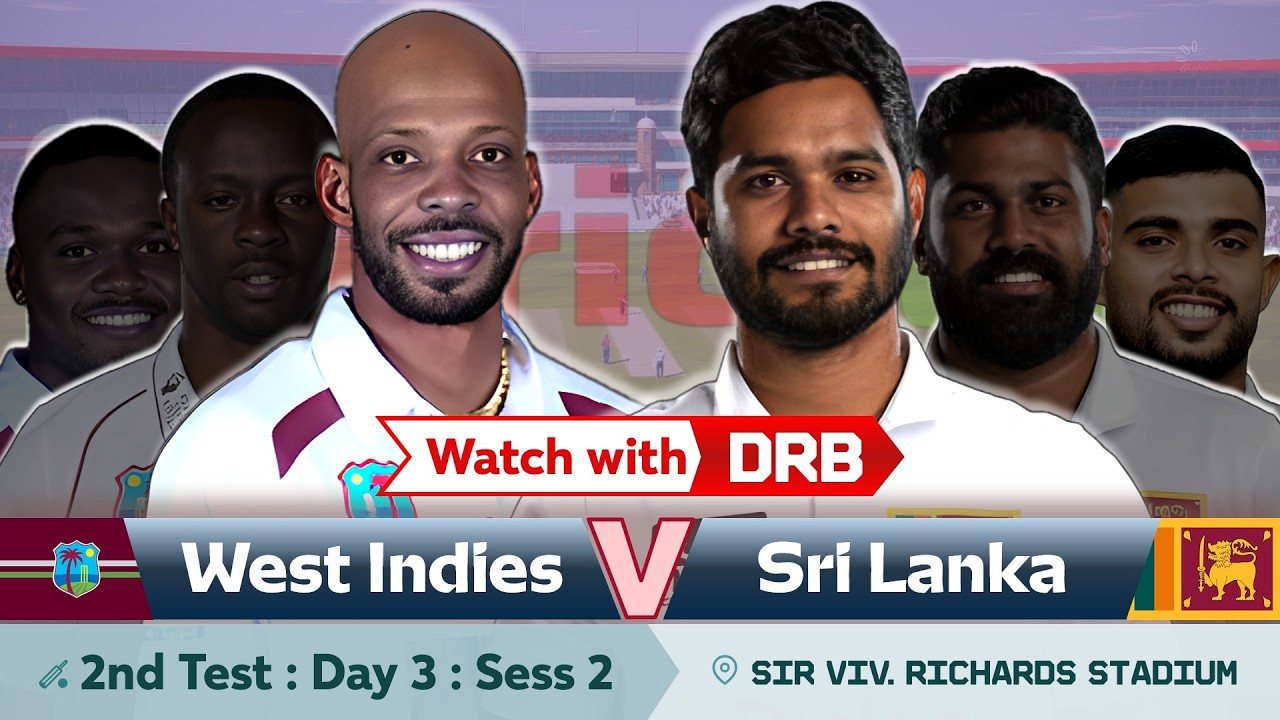 West Indies vs Sri Lanka | Scorecard Preview | 2nd Test : Day 3 : Session 2