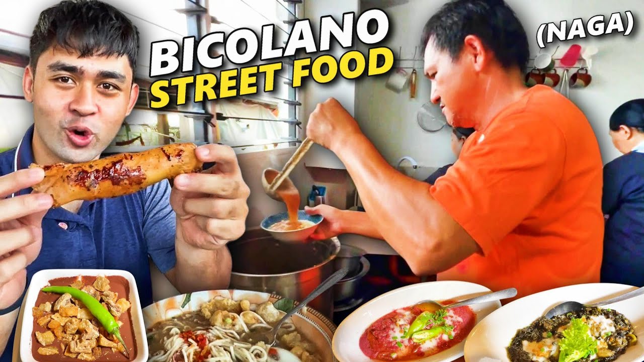 Authentic Bicolano Food Tour in NAGA! Kinalas, Dinuguan, Express! First Time Eating BICOL 🇵🇭
