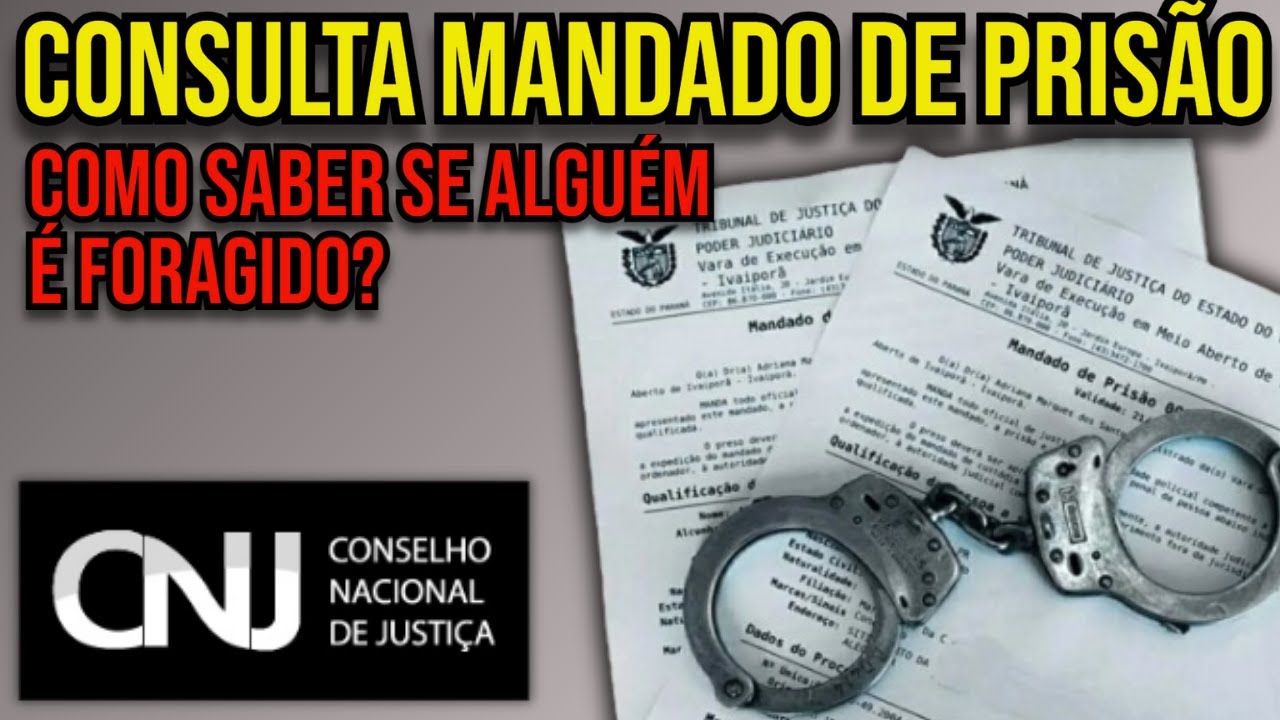 COMO CONSULTAR MANDADO DE PRISÃO ABERTO NO NOME OU CPF?